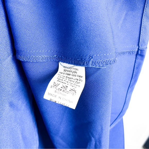 Banjul Royal Blue Lacey Party Dress - Picture 5 of 10